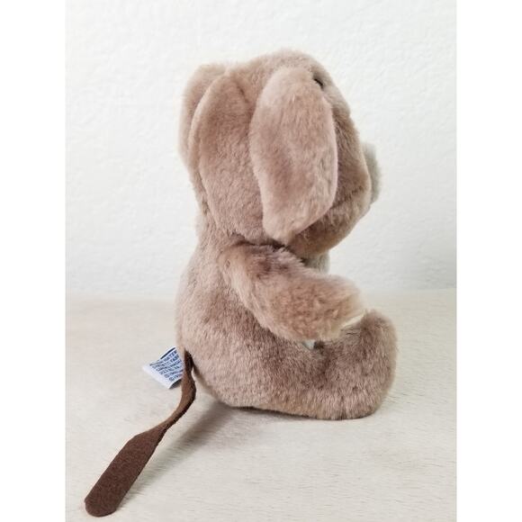 Jerry Mouse Plush Toy Stuffed Animal 1990 From Tom & Jerry 6" Hamilton Vintage - Picture 7 of 11